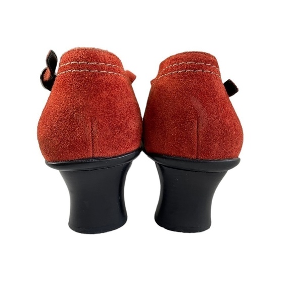 Gentle Souls Red Suede Heels - Picture 3 of 9